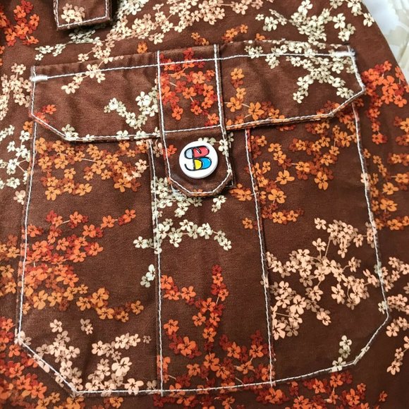 SPECIAL BLEND Snowboard Pants Brown Floral Women's - Picture 8 of 11